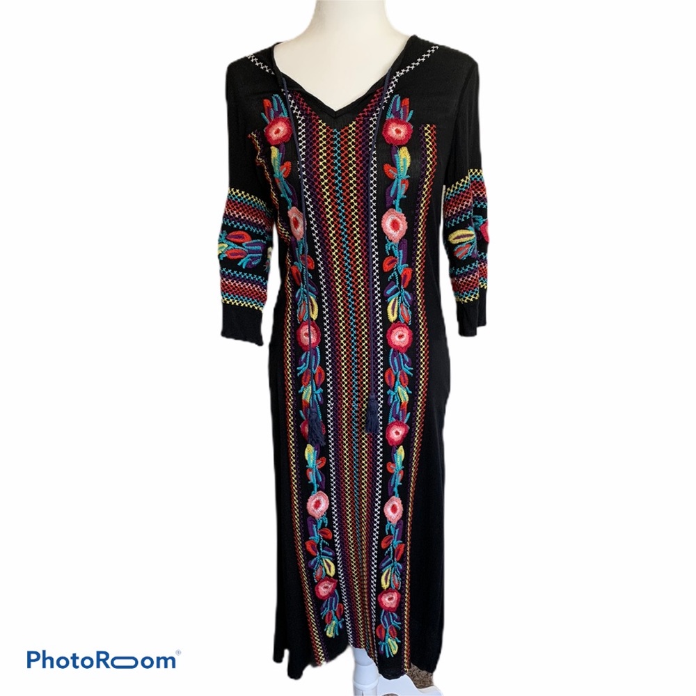 Mo Huan Yi embroidered tunic dress - XL